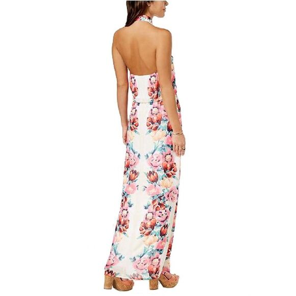 City Studios Juniors Floral Print Maxi Dress - Picture 4 of 4